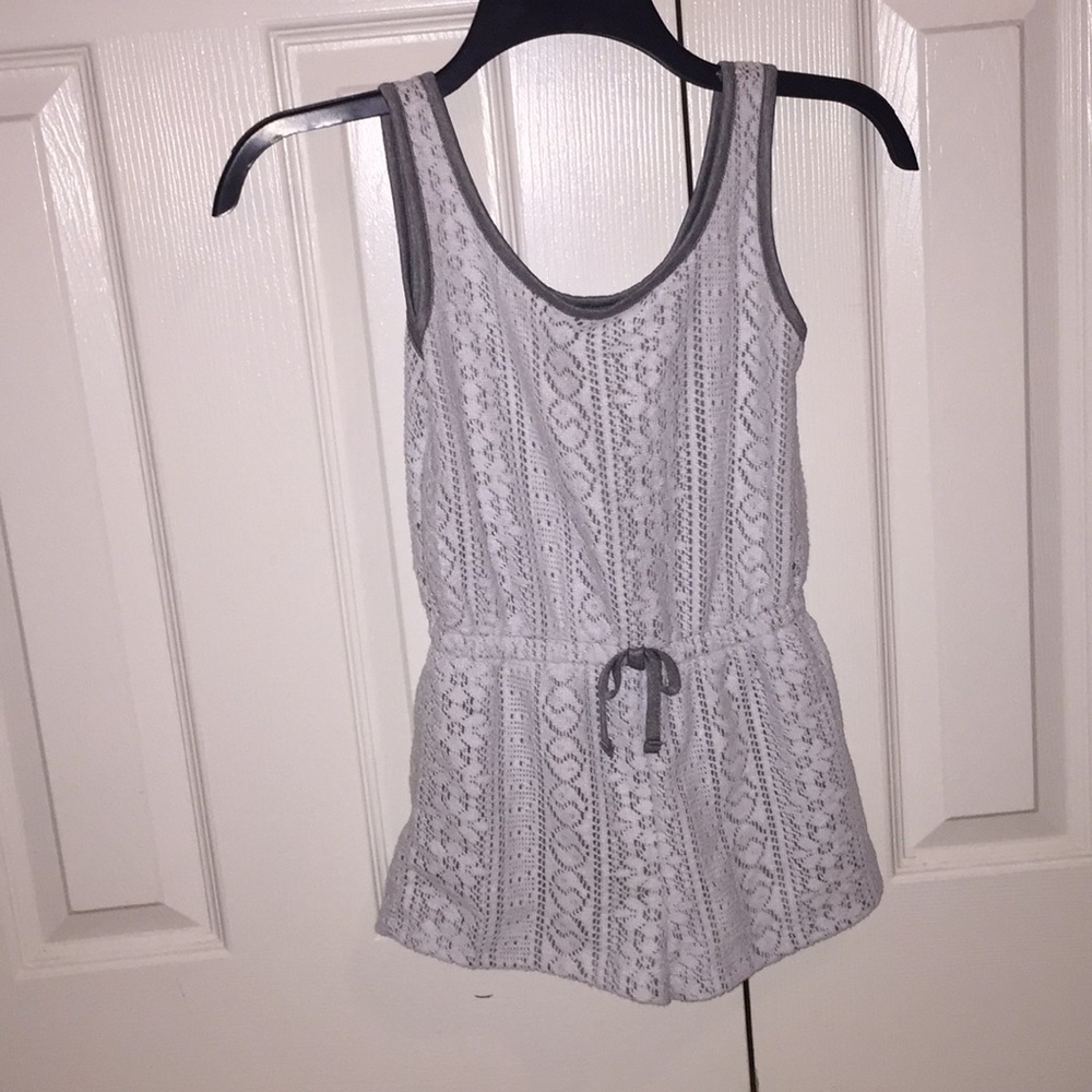 gray romper